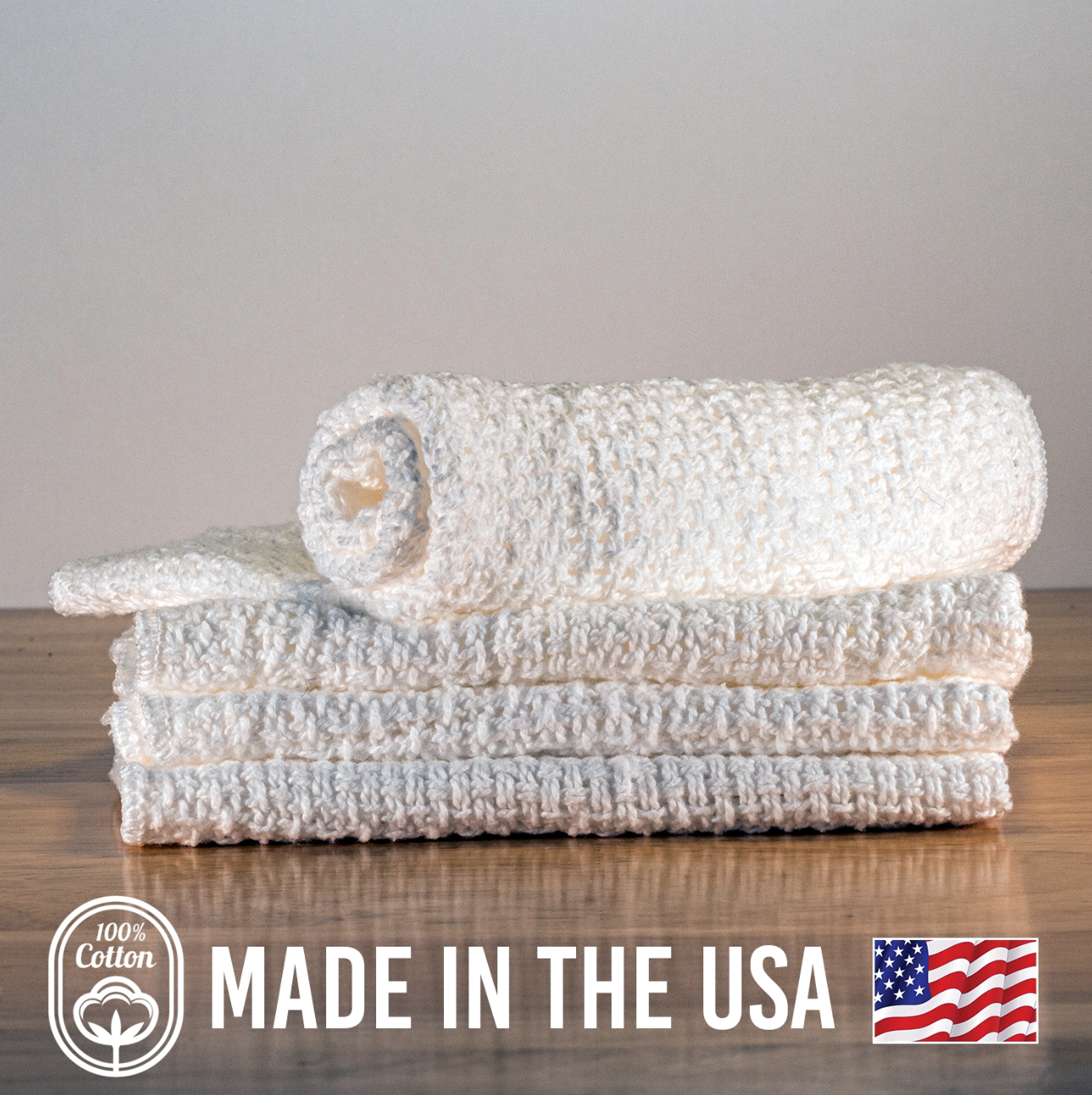 Cotton Dishcloth - Set of 4