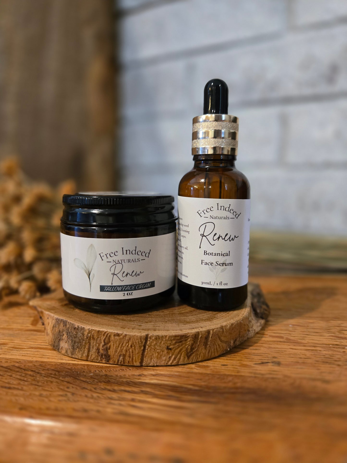 Renew Face Duo/ Serum + Tallow Face Cream