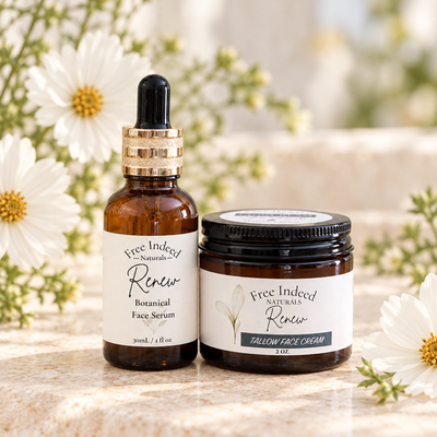 Renew Face Duo/ Serum + Tallow Face Cream