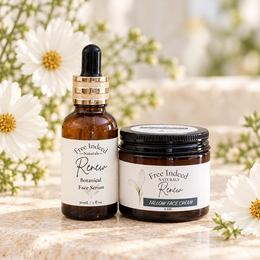 Renew Face Duo/ Serum + Tallow Face Cream